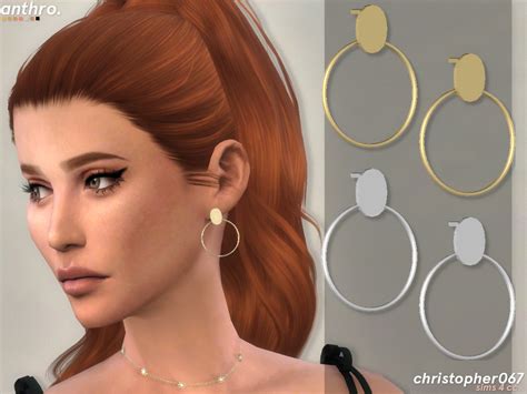 The Sims Resource Anthro Earrings Christopher067
