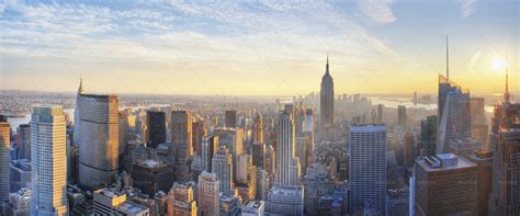 Empire State Building Panorama Stock Photos Motion Array