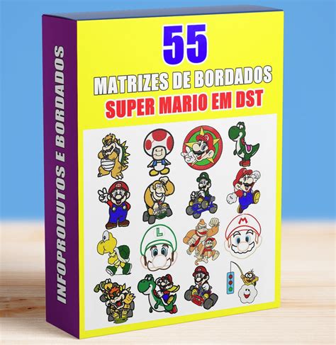 55 Matrizes Bordados Super Mario Bross Formato Dst Elo7