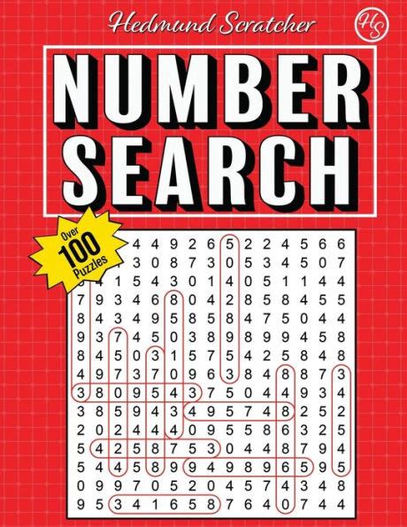 Number Search Volume 2 Puzzle Book For Adults By Hedmund Scratcher