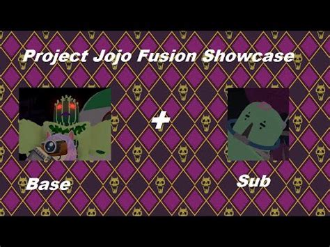 Project Jojo Fusion Showcase Diver Day Youtube