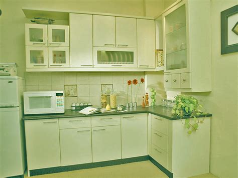 desain dapur hijau  modern  minimalis
