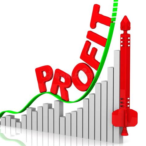Profit Growth Chart Stock Illustration Illustration Of Direction