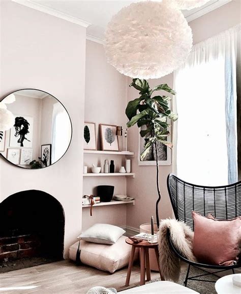 Black And Blush Tones Home Inspiration Pinterest Mid Century