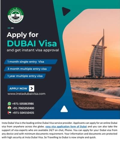 Apply Online Dubai Visa Application Form From Instadubaivisa