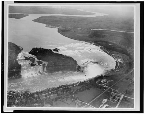 Aerial View Of Niagara Falls New York Library Of Congress