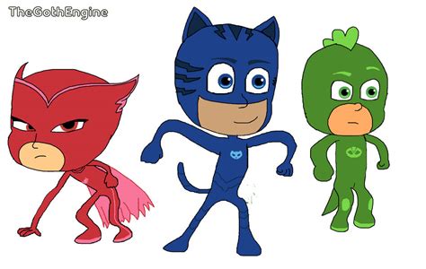 Pj Masks By Thegothengine On Deviantart