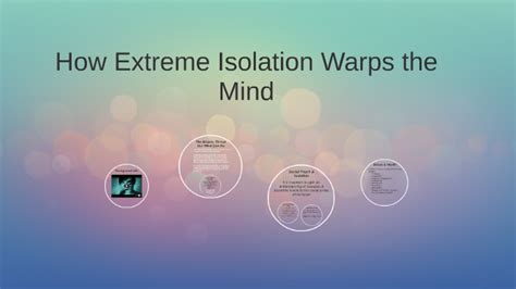 how extreme isolation warps the mind by madelynn drikakis