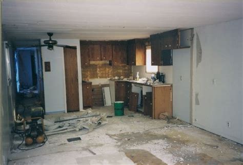 Extreme Manufactured Home Kitchen Remodel Before Mobile Home Redo