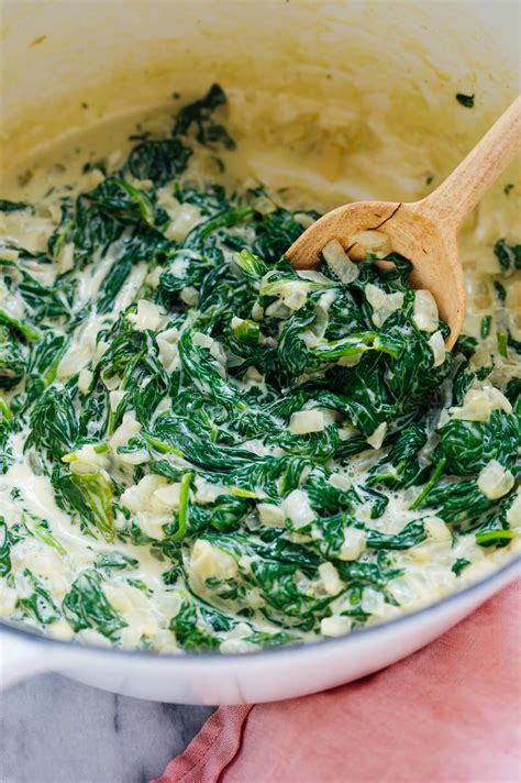 Fresh Creamed Spinach Recipe Cookie And Kate