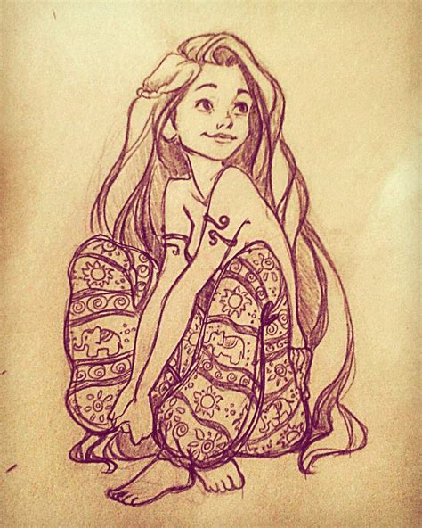 Hippie Sweet Girl Drawing Yay Flowerpower Boho Art Drawings Doodle