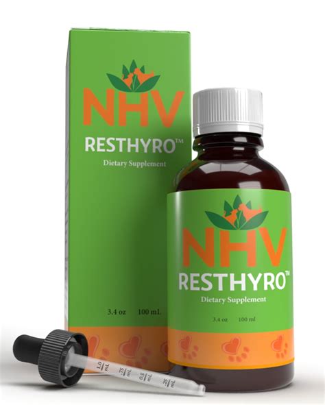 Nhv Resthryro Natural Canine And Feline Remedy For Hyperthyrodism