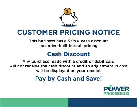 Cash Discount Program Accept Credit Cards With No Extra Fees — Power Processing