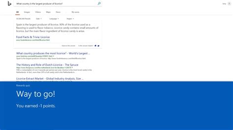 Bing Rewards Edge Bonus Quiz Microsoft Community