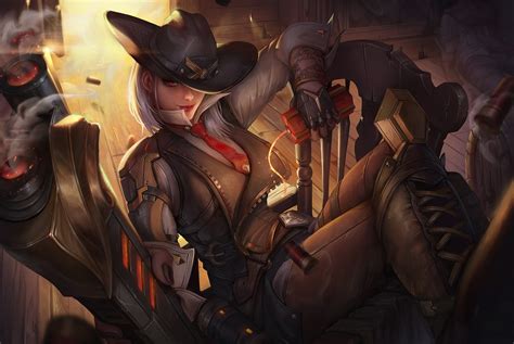 Ashe Oveerwatch Hd Games 4k Wallpapers Images