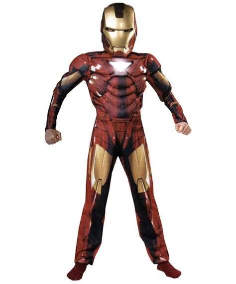 Superhero Avengers Muscles Costumes For Adults Ironman