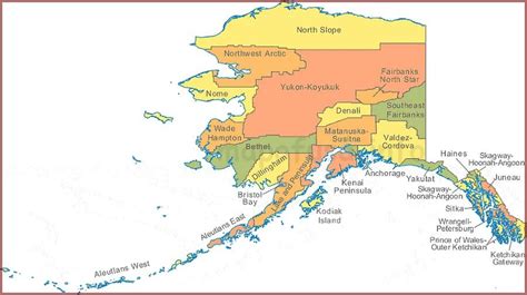 Us Of Alaska State Location Map Map Of Usa World Map