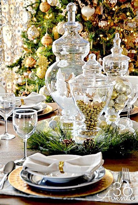 50 Fabulous Christmas Table Decorations On Pinterest Koees