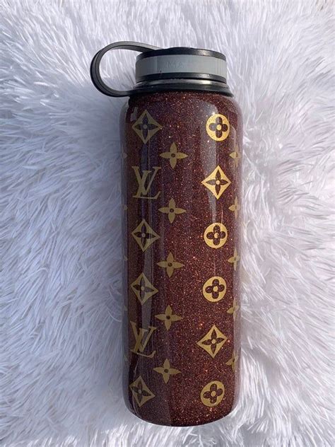 Check spelling or type a new query. Louis Vuitton Style Glitter Water Bottle w/Straw Lid ...