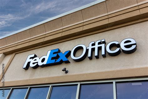 Fedex Office Exterior And Trademark Logo Stock Photo Adobe Stock