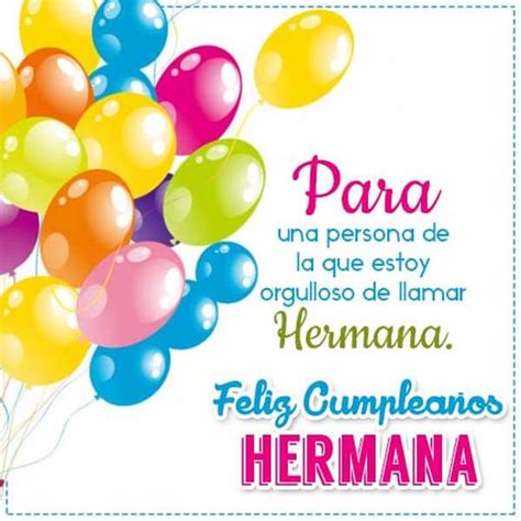 Tarjeta De Cumpleanos Para Hermana Orgulloso Tarjetas De Cumpleaños