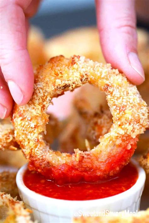 Crispy Air Fryer Onion Rings Video Sweet And Savory Meals