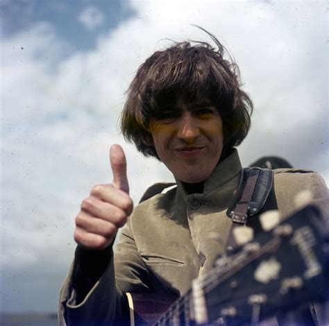 George Harrison From The Beatles During The Filming Of Help In