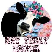 Not Today Heifer Mouse Pad | Spreadshirt png image