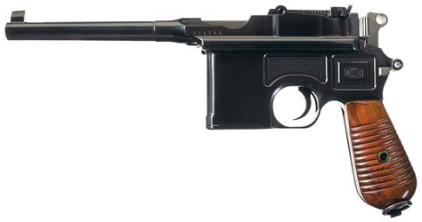 Spectacular Mauser Model 1930 Commercial Broomhandle Pistol