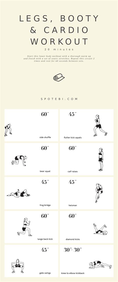 Cardio Circuit Workouts No Equipment For Beginners Kayaworkout Co