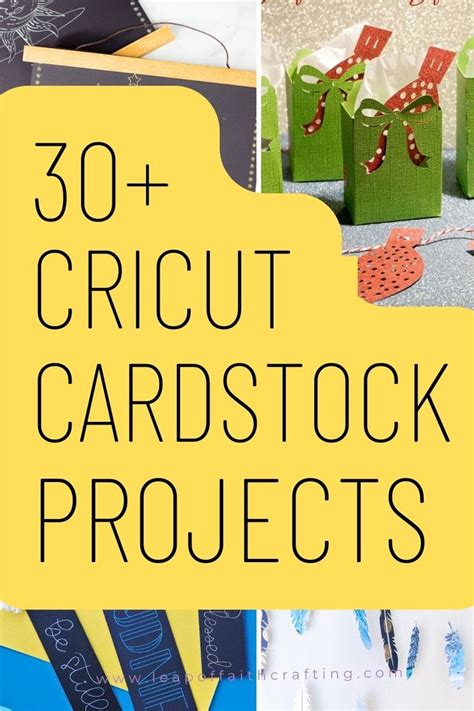 30 Cricut Cardstock Projects To Make For Beginners To Advanced