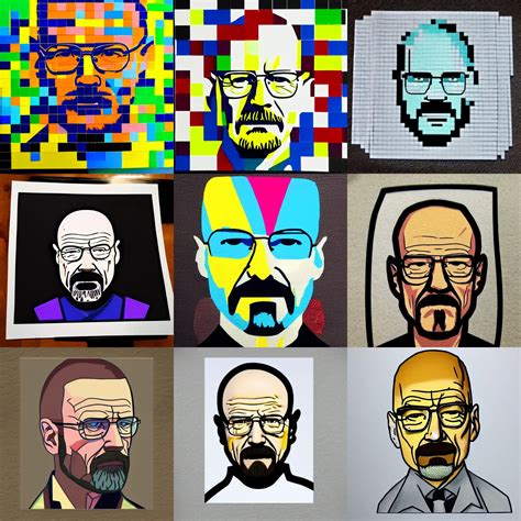 walter white, made with colored cubes | Stable Diffusion | OpenArt