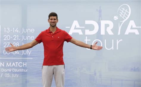 Fermato Novak Djokovic Stop Alladria Tour