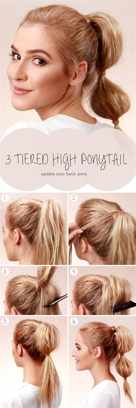 Lulus How To Three Tiered High Ponytail Tutorial Fashion Blog