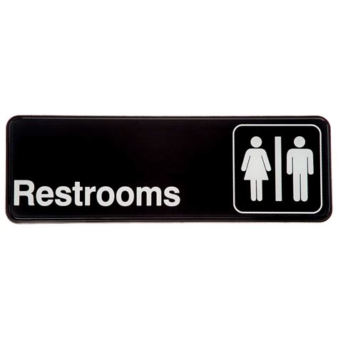 Restrooms Sign Clip Art Library