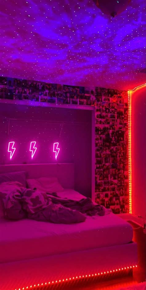 Can We Becm On Hold Neon Bedroom Room Ideas Bedroom Neon Room