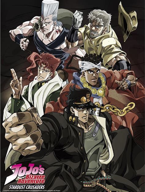 Abystyle Jos Bizarre Adventure Póster Stardust Crusaders 52x38