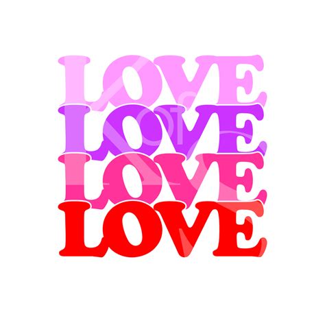 Love Svg Love Stacked Svg Love Dxf Cute Cute File Valentine Svg
