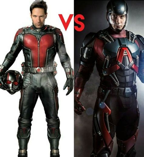 Mcu Ant Man Vs Cw Atom Marvel Vs Dc Superhero Man Vs