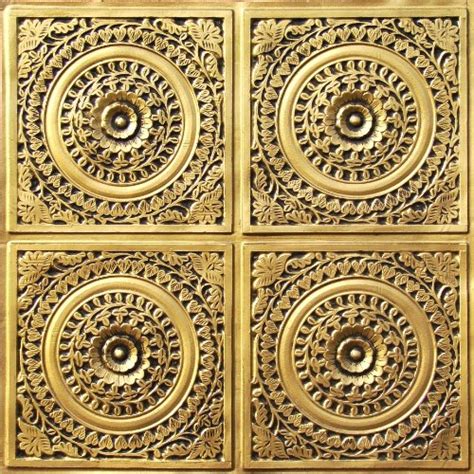 Homeadvisor's drop ceiling cost guide gives average prices to install a suspended ceiling grid and acoustic tiles. Cheap Ceiling Tile Flat Antique Gold #117 Can Be Glue on ...