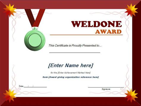 41 Microsoft Word Certificate Templates Free Download
