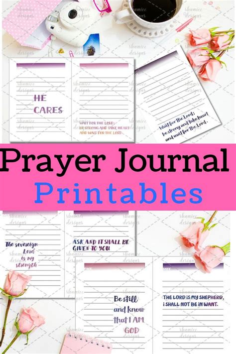Prayer Journal Printables