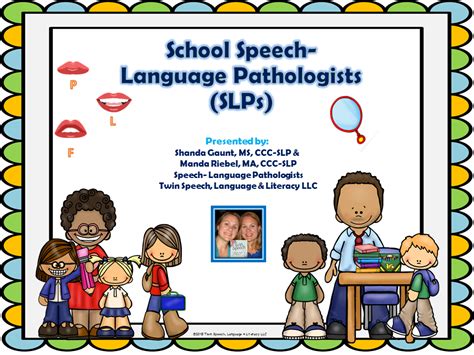 The Role Of School Based Speech Language Pathologists Slps Speech