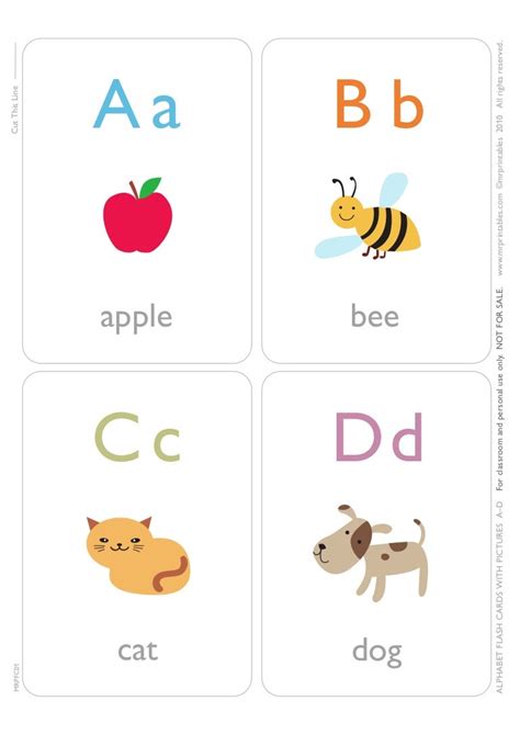 Fun Free And Engaging Alphabet Flash Cards For Preschoolers