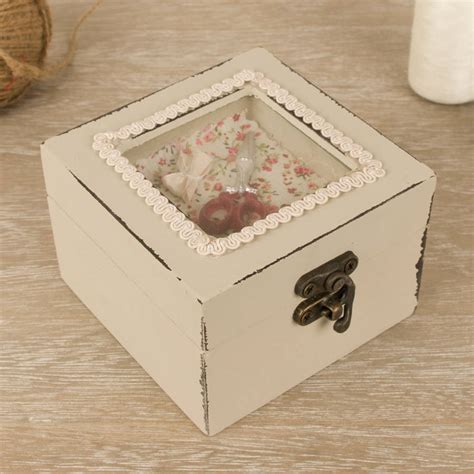French Style Heart Trinket Couture Box By Dibor Notonthehighstreet Com