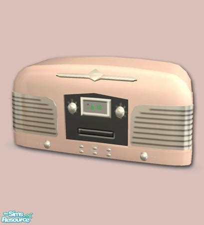 The Sims Resource Retro Compact Stereo Mesh