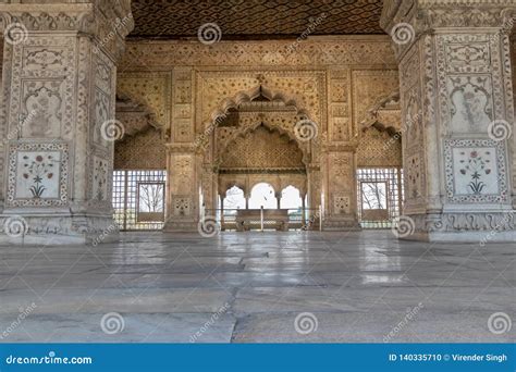 The Details Of Intricate Carvings Around Rang Mahal Inside Red Fort In