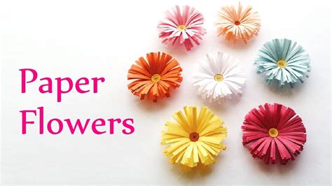 Diy How To Make Awesome Paper Flowers Tutorial Easy
