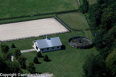 Aerial Photograph Horse Farm Lexington Kentucky Aerial Archives