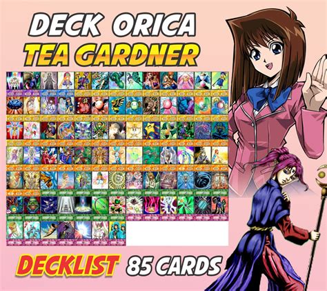 Tea Gardner 85 Cartas Deck Anime Orica Yugioh Etsy México